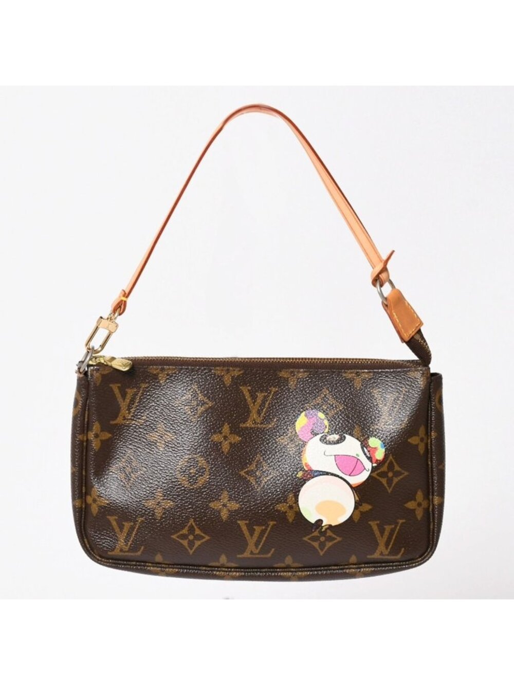 Louis Vuitton Monogram Panda Pochette Accessoires Takashi Murakami Mini Bag